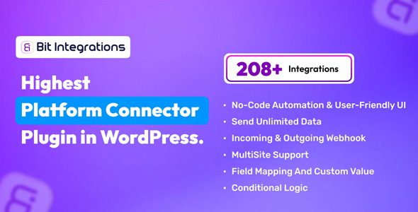 Bit Integrations Pro 2.5.2 – Automation Plugin for WordPress
