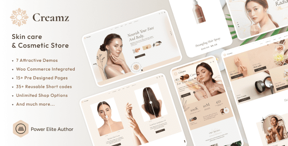 Creamz Pro 1.0.6 – Beauty Salon & Spa WooCommerce Theme