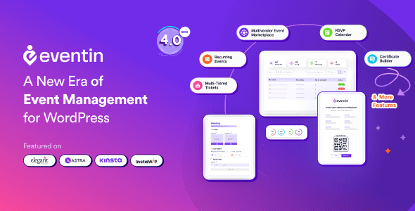 Eventin Pro 4.0.26 – WordPress Event Manager, Calendar & Booking Plugin