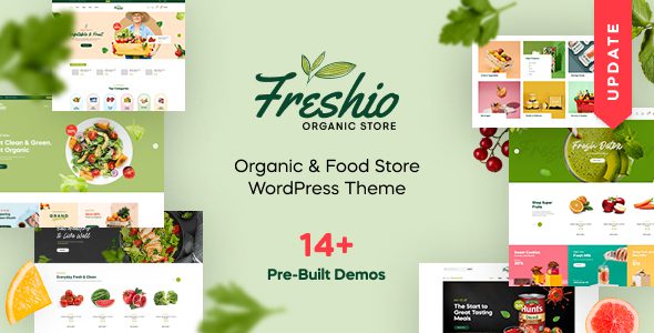 Freshio - Organic & Food Store WordPress Theme
